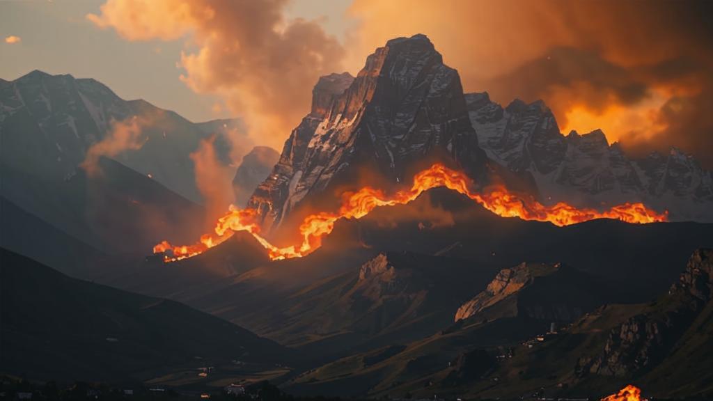 огнедышащие горы